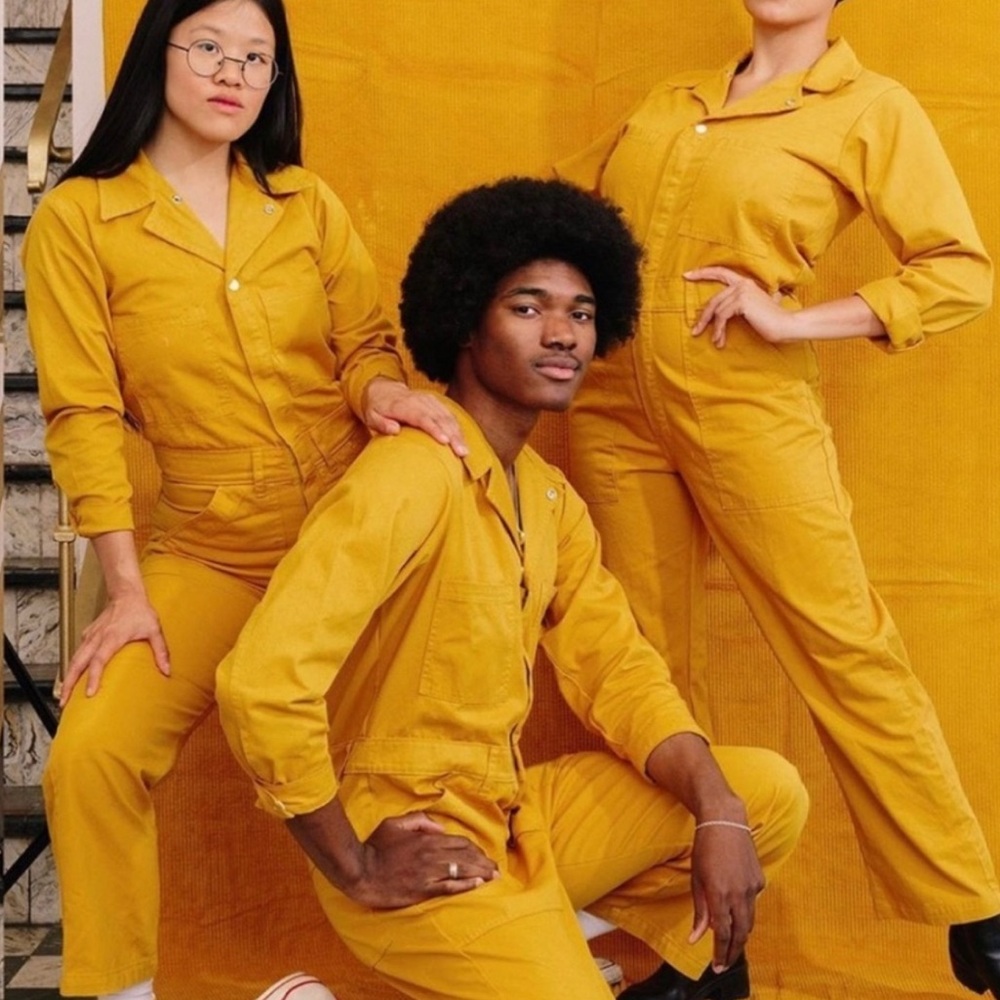 Big Bud Press Golden Short Sleeve Jumpsuit